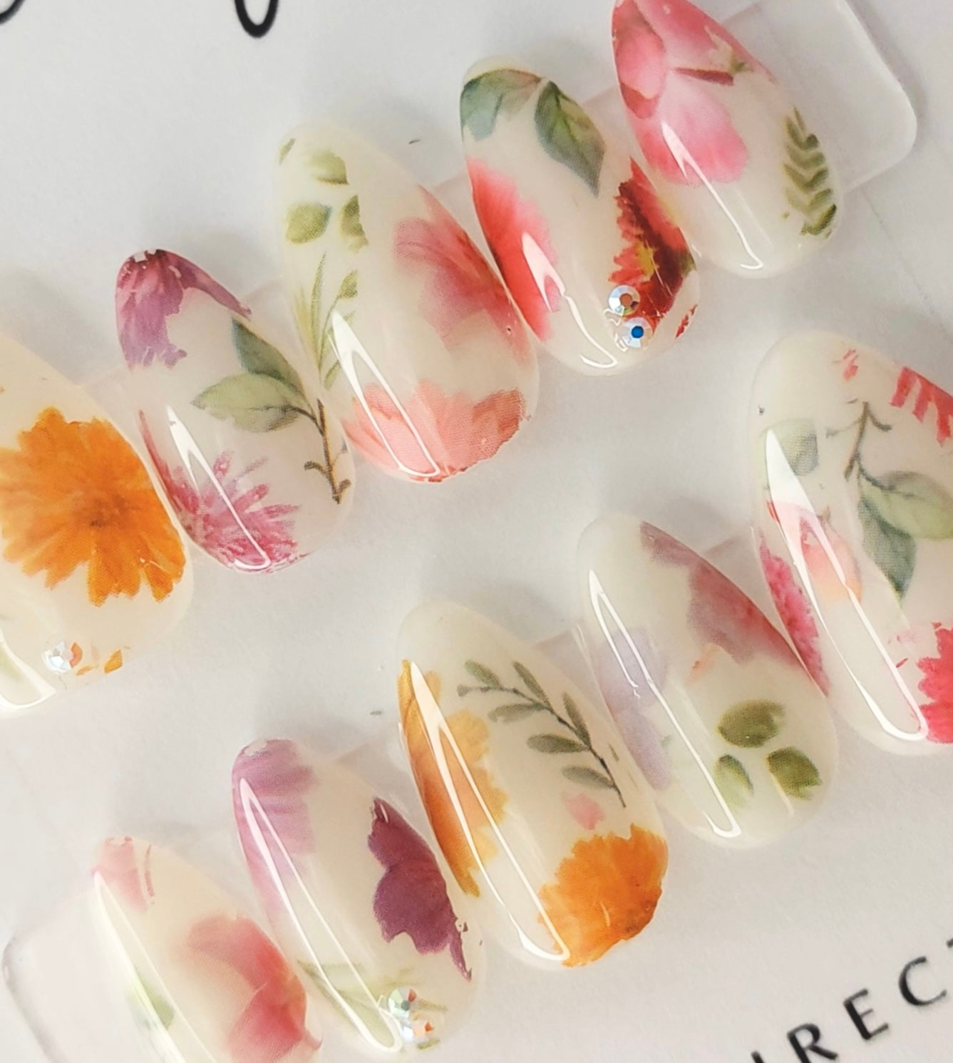 Dried Flower Nails