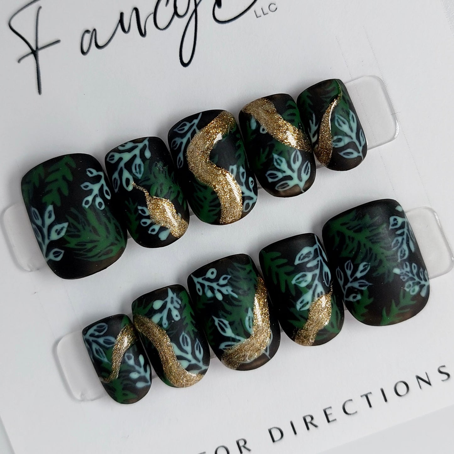 Jungle Snake | Short Squoval (M) | Discounted for Color Flaw