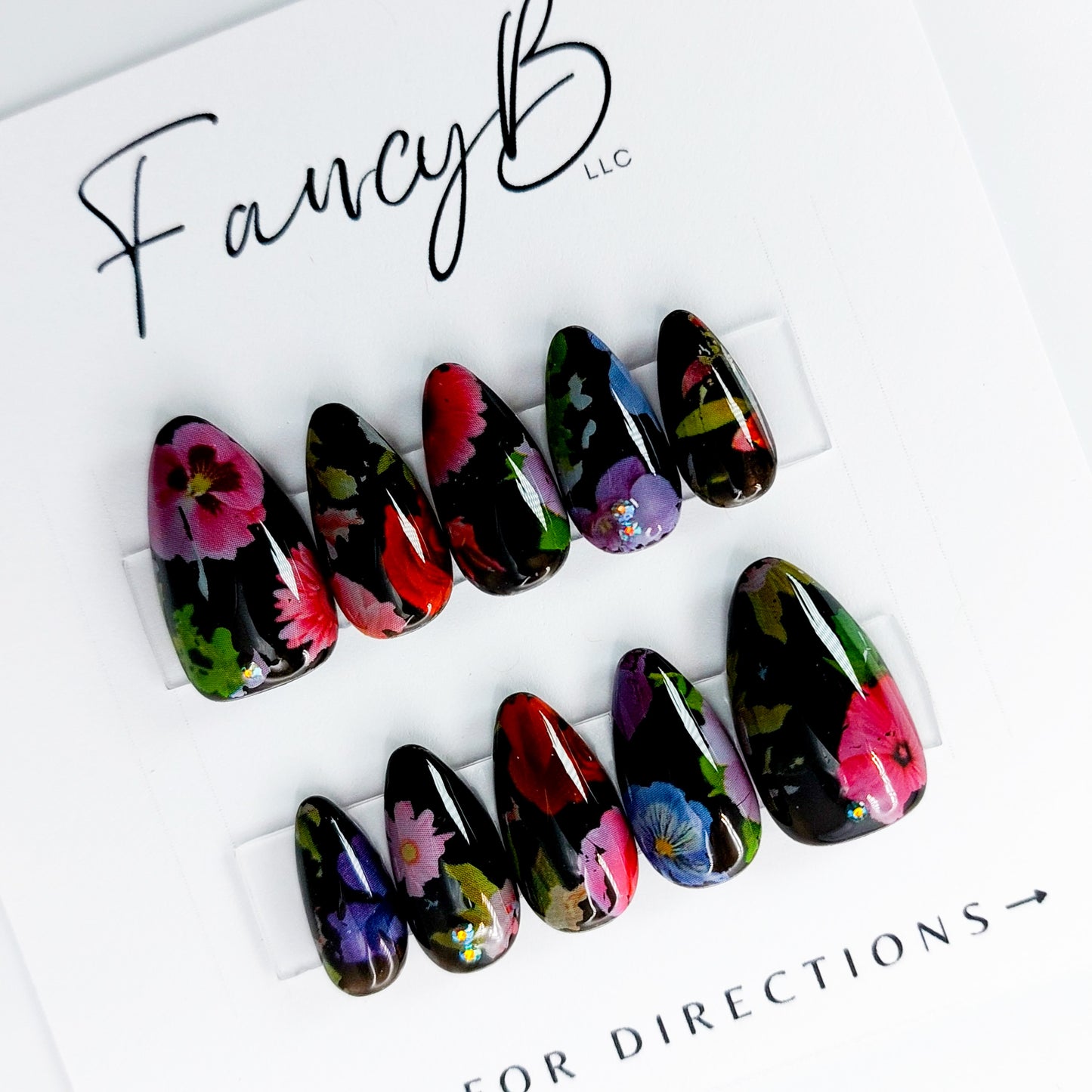 Black Milk Bath Press on Nails