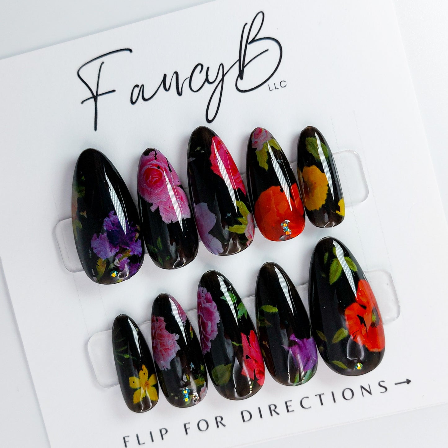 Black Milk Bath Press on Nails