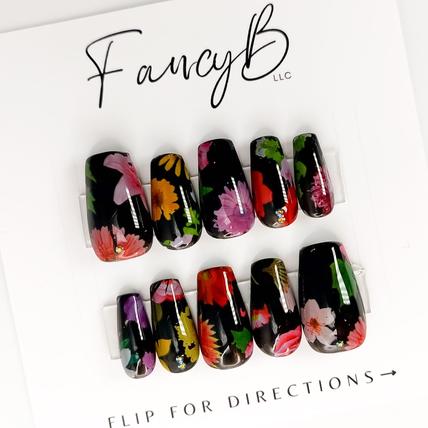 Black Milk Bath Press on Nails