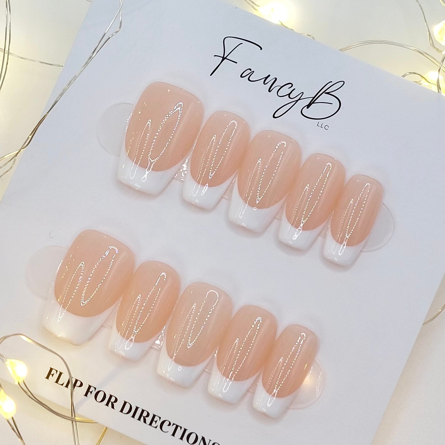 Standard French Tip - (20pcs) Short Coffin