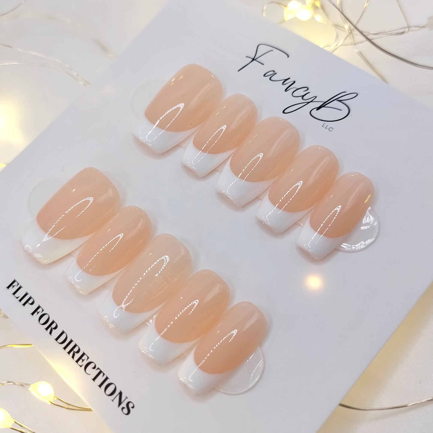Standard French Tip - (20pcs) Short Coffin