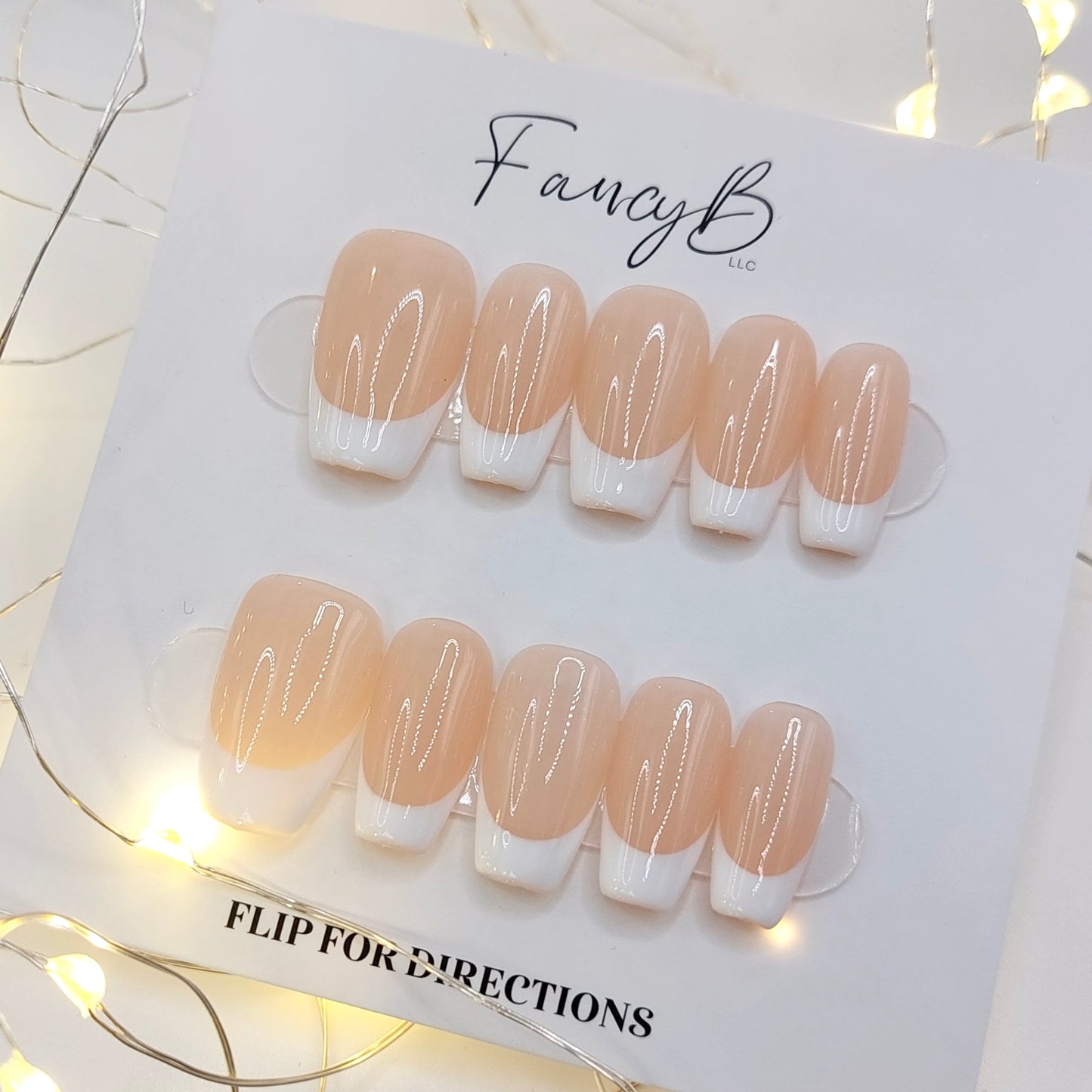 Standard French Tip - (20pcs) Short Coffin