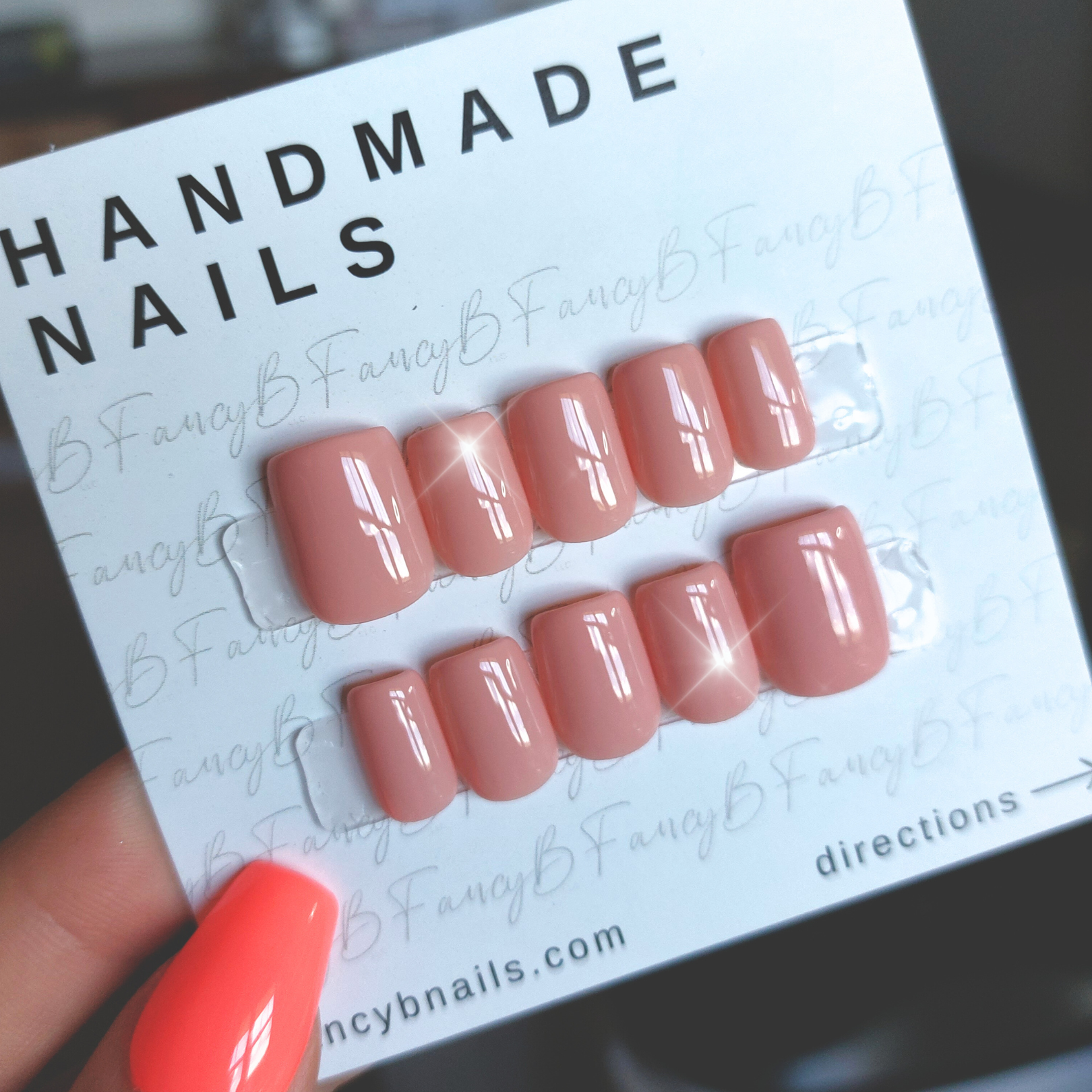 Solid Color Press on Nails (10pcs)