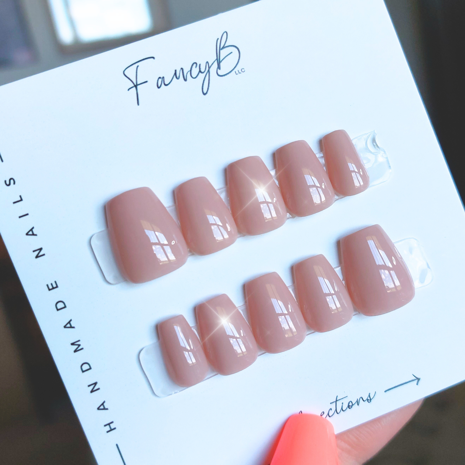 Solid Color Press on Nails (10pcs)