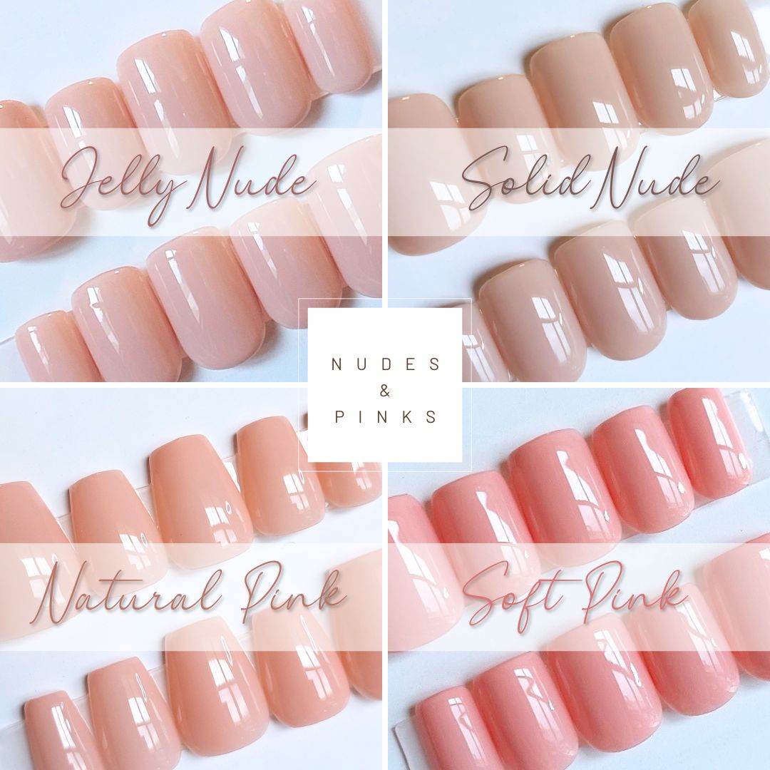 Solid Color Press on Nails (10pcs)