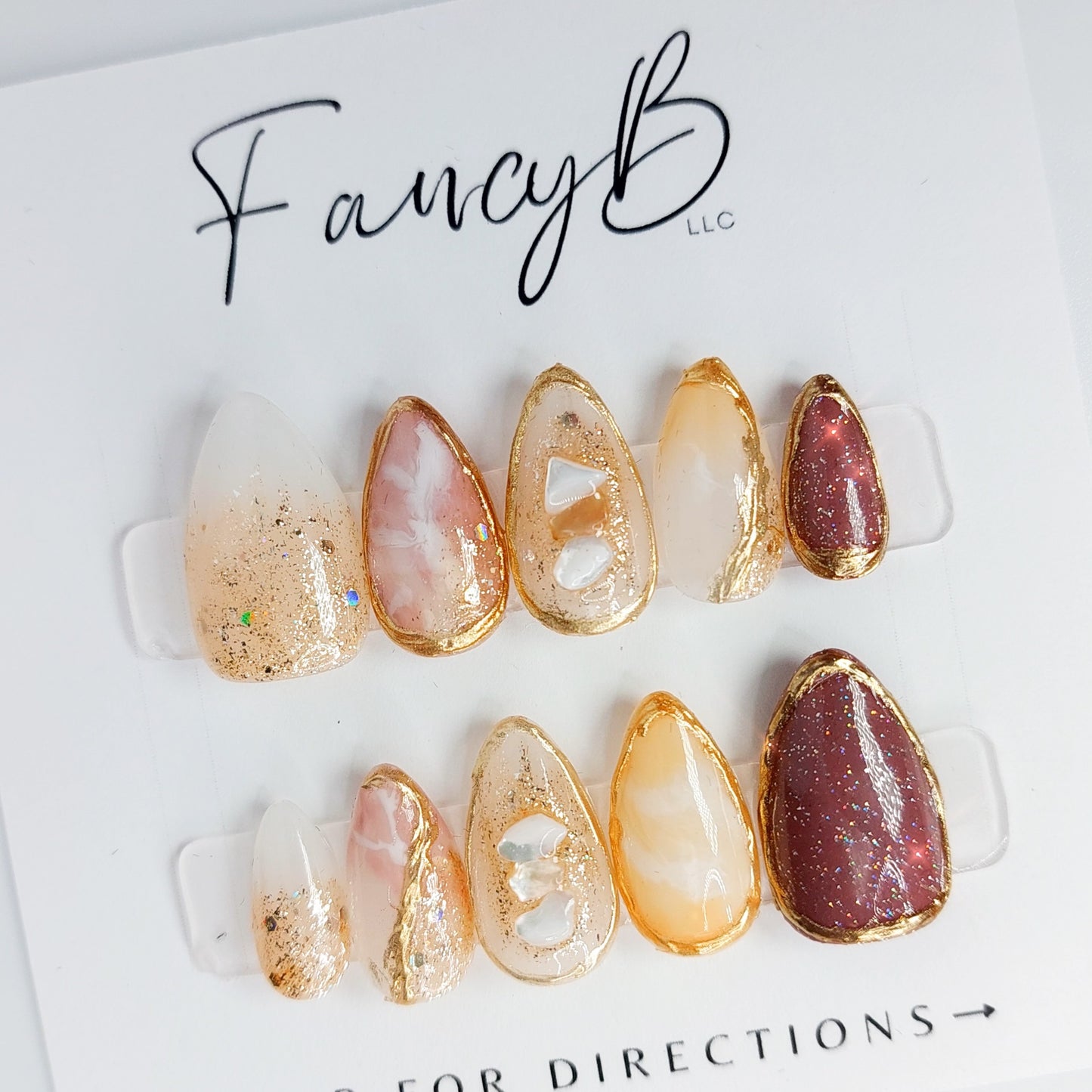 Pearly Passion | Short Almond (M)