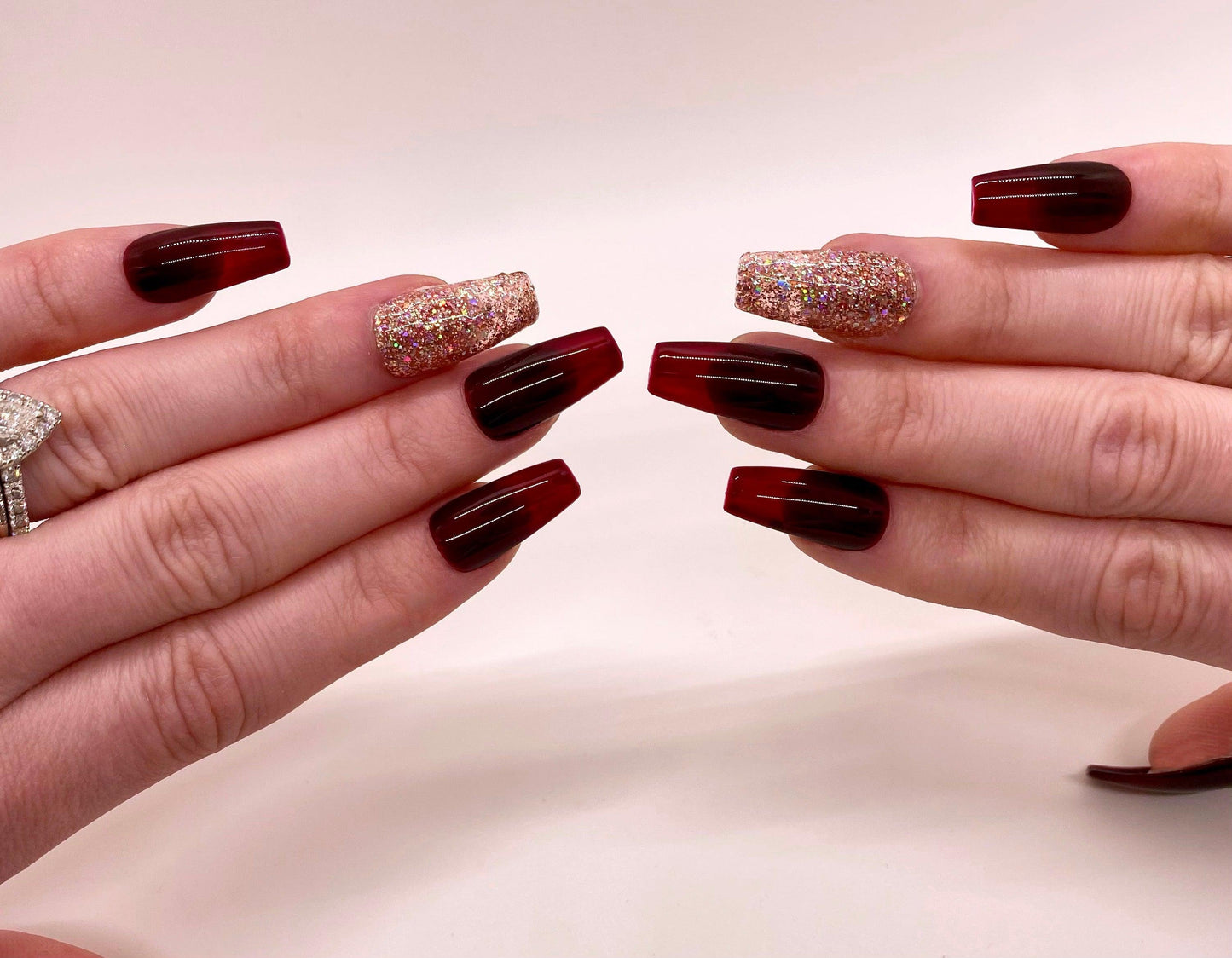 Black Cherry Bombshell - FancyB Press-on Nails