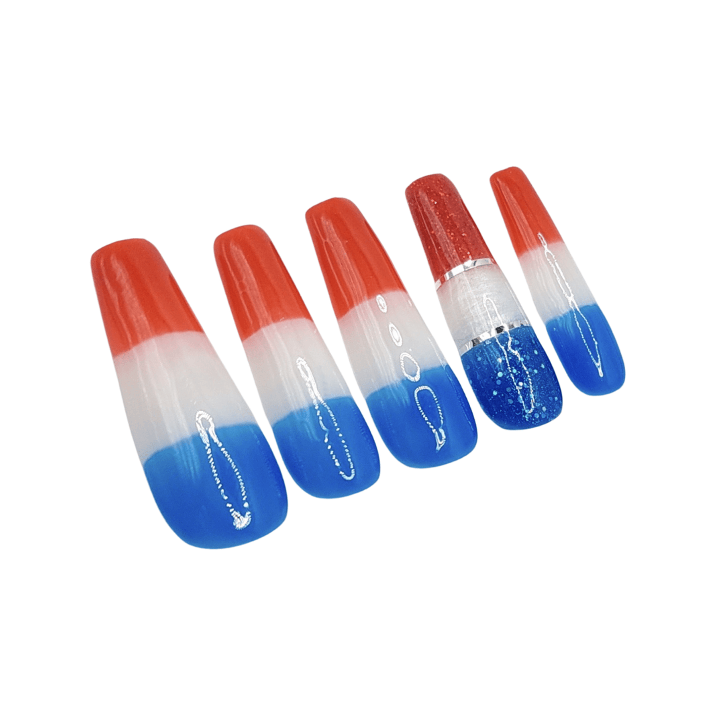 Bomb Pop - FancyB Press-on Nails