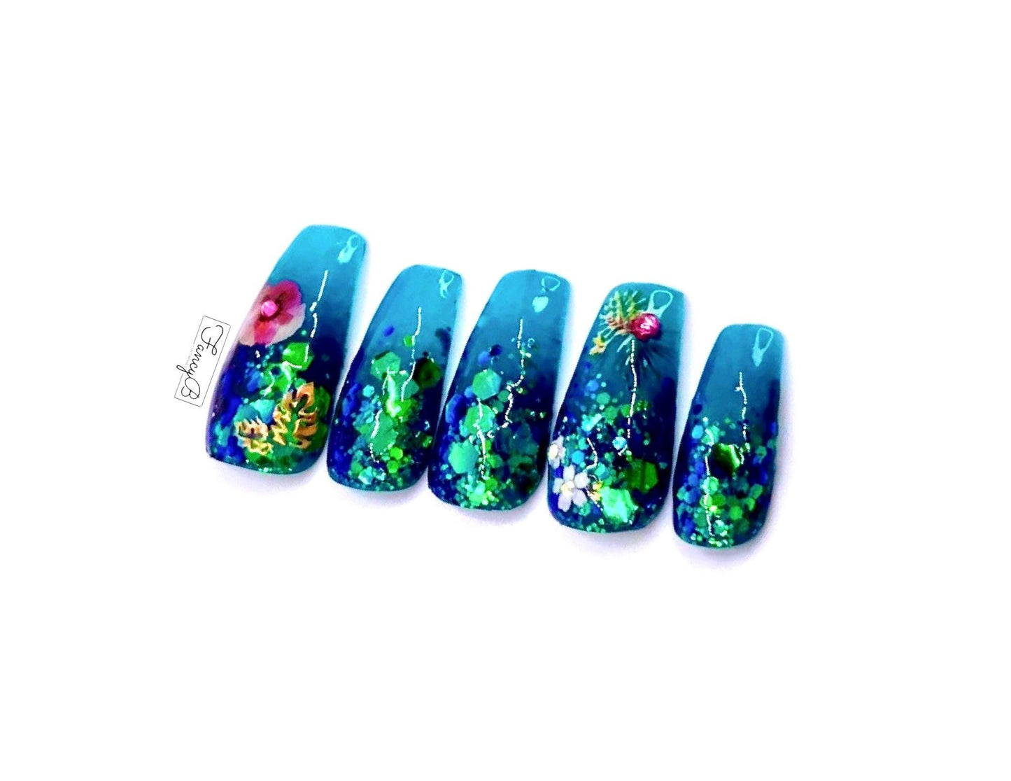 Caribbean Dream - FancyB Press-on Nails