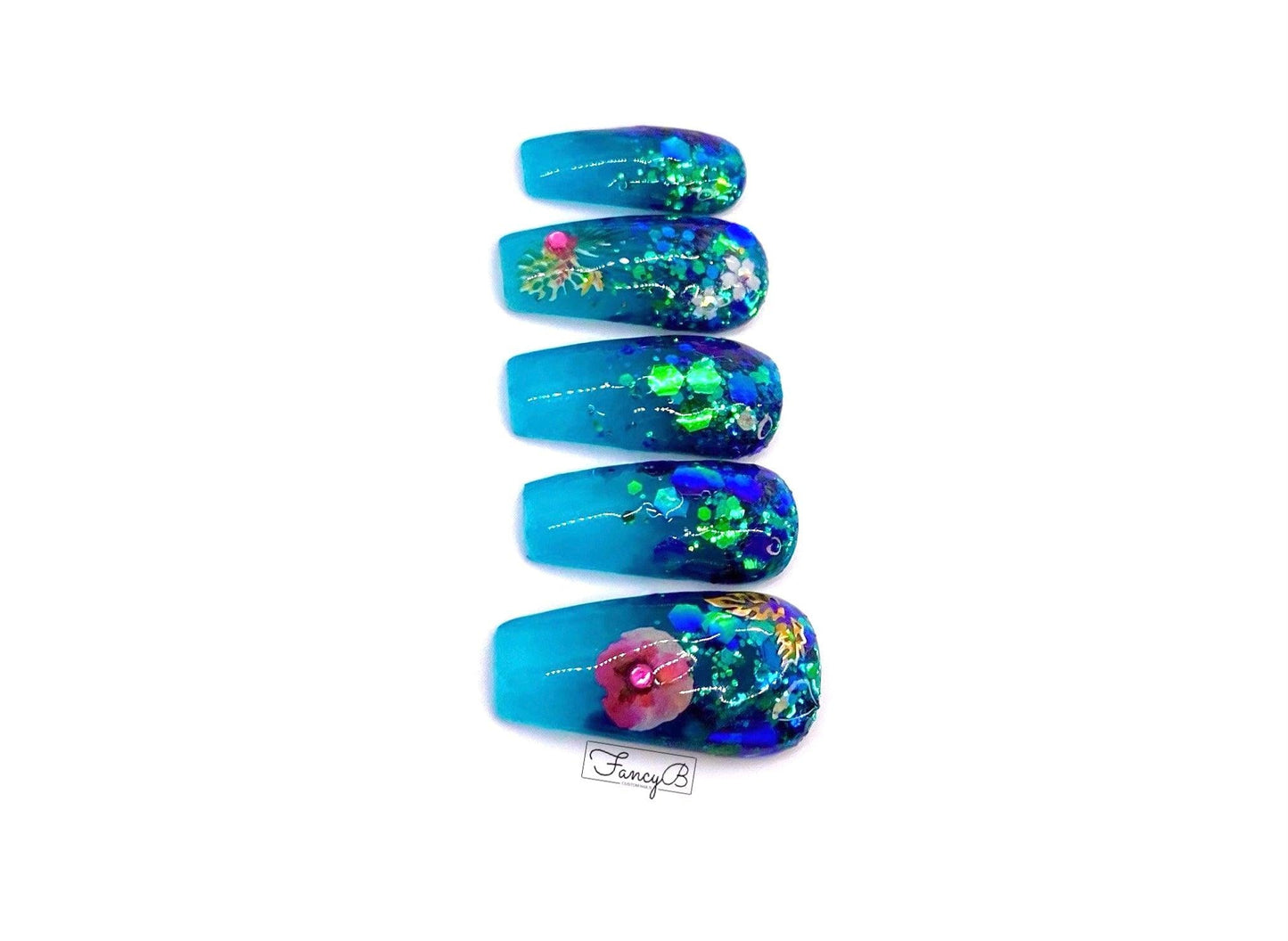 Caribbean Dream - FancyB Press-on Nails