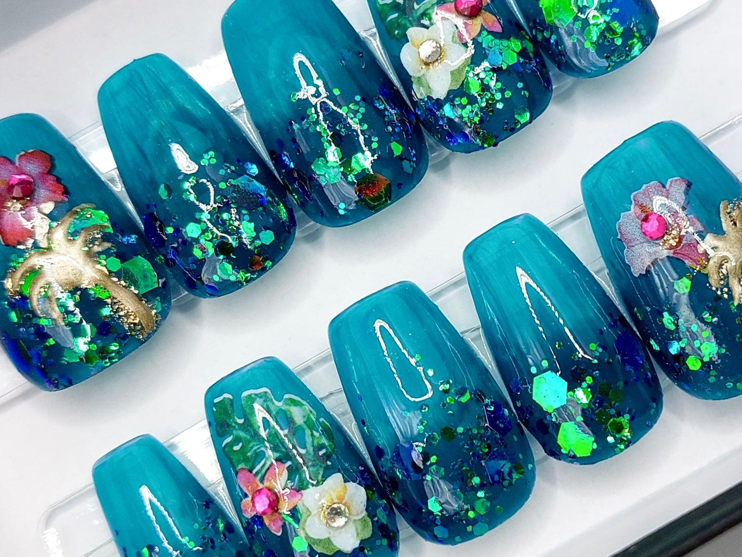 Caribbean Dream - FancyB Press-on Nails