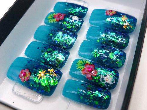 Caribbean Dream - FancyB Press-on Nails