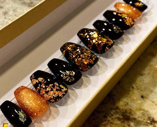 Flaming Desire - FancyB Press-on Nails