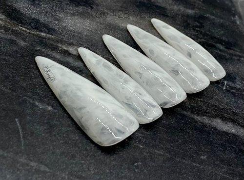 Snow Quartz - FancyB Press-on Nails