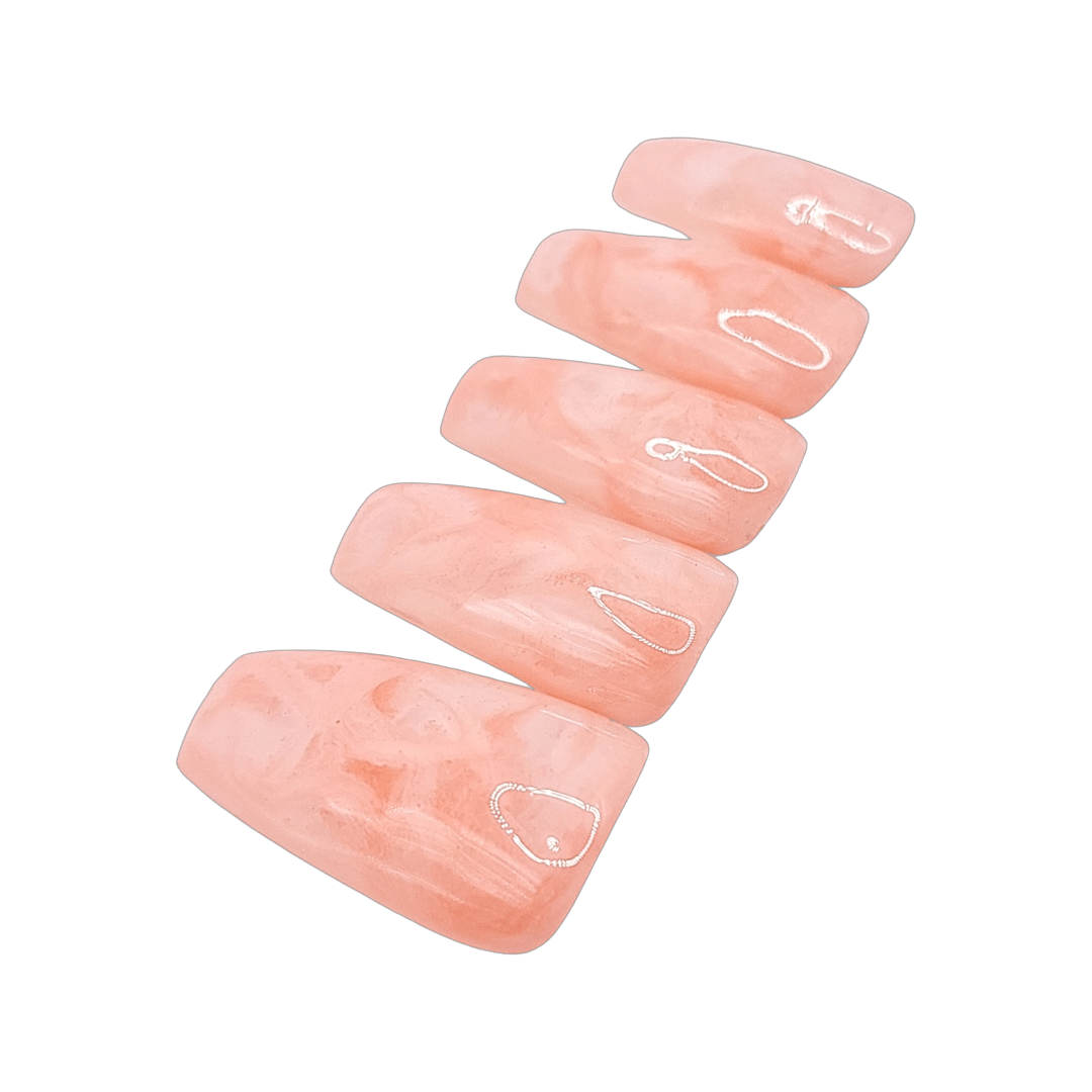 Strawberries & Cream - FancyB Press-on Nails