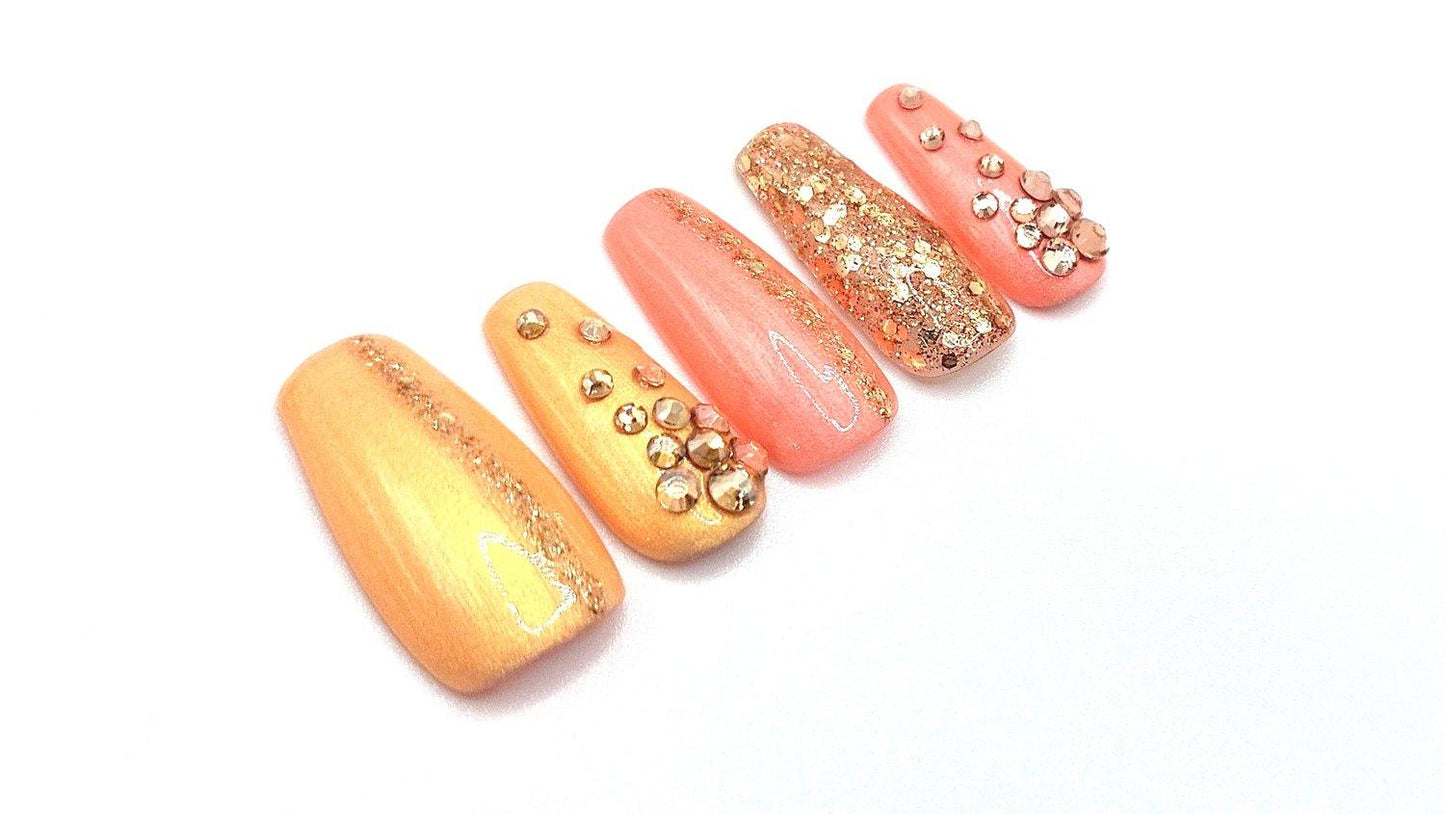 Summer Glow - FancyB Press-on Nails