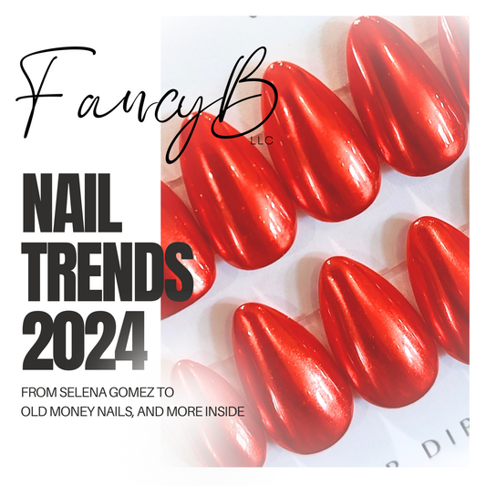 Top 2024 Nail Trends from Old Money Nails to Mismatch Tie-Dye Nails - FancyB Press on Nails Blog