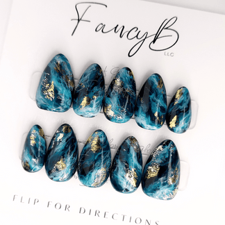 Custom Nail Set - Press on nails | FancyB Handmade Nails – FancyB Press ...