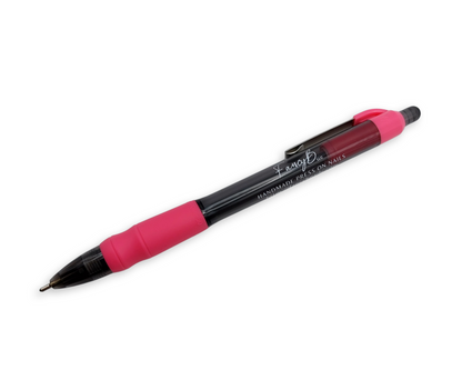 Pink MaxGlide FancyB Pen - Black Ink