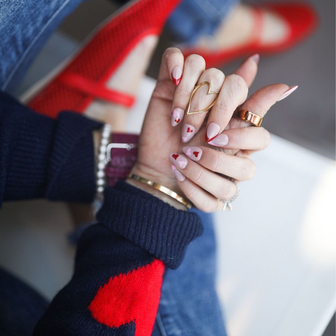 French Love Press on Nails (10pcs)