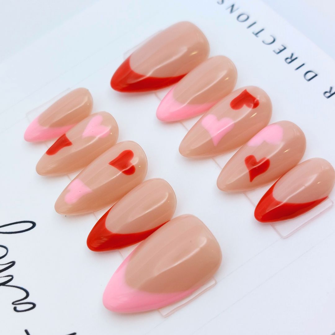 French Love Press on Nails (10pcs)