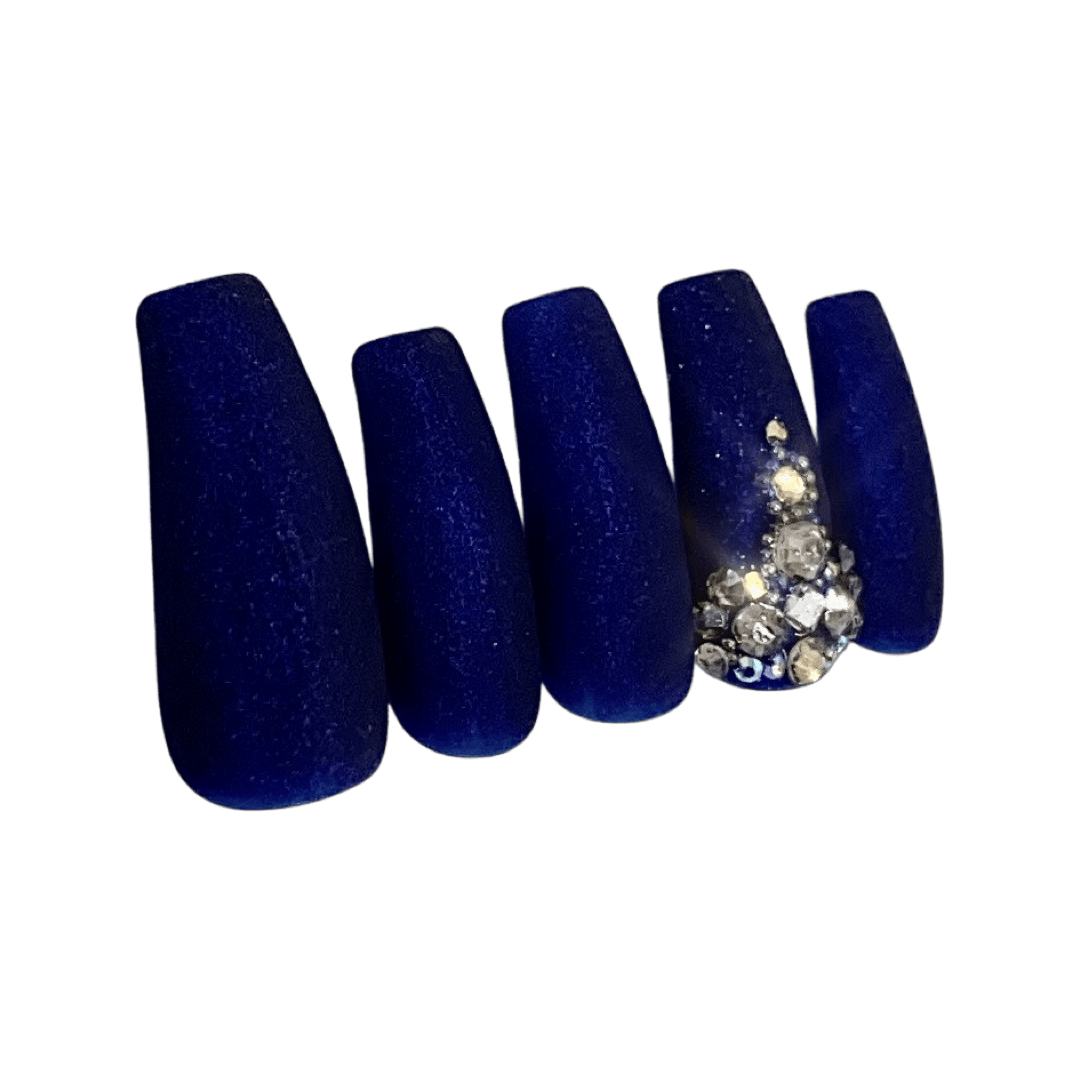 Blue Velvet - FancyB Press-on Nails