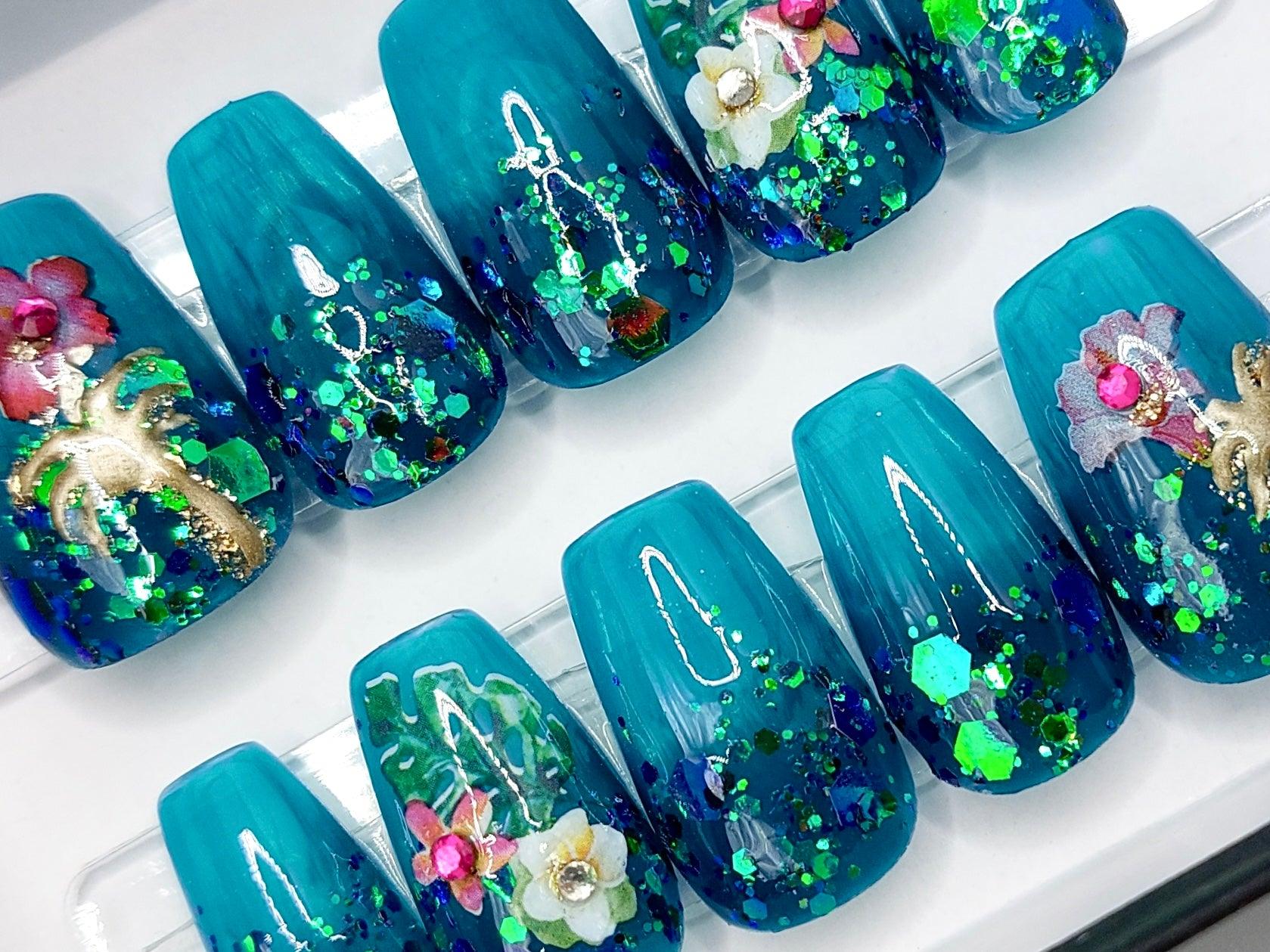 Caribbean Dream - FancyB Press-on Nails
