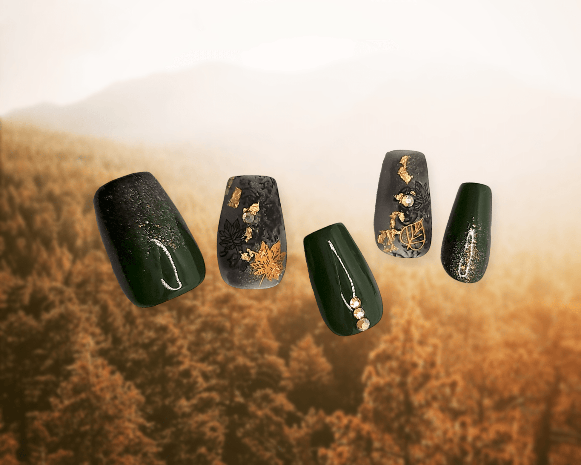 Deciduous Forest - FancyB Press-on Nails