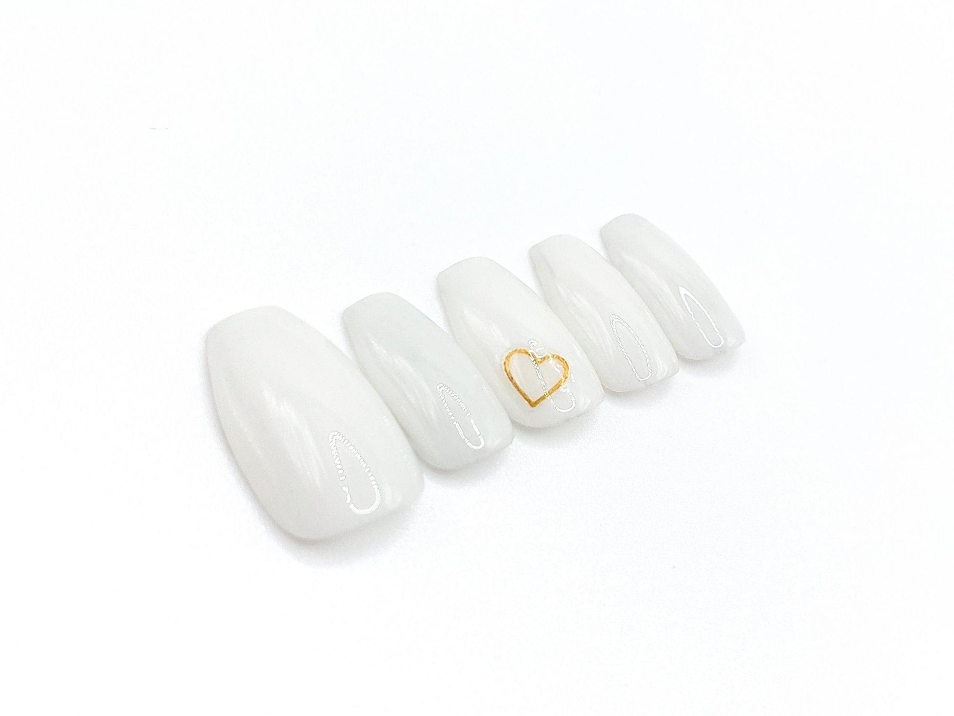 Heart of Gold - FancyB Press-on Nails