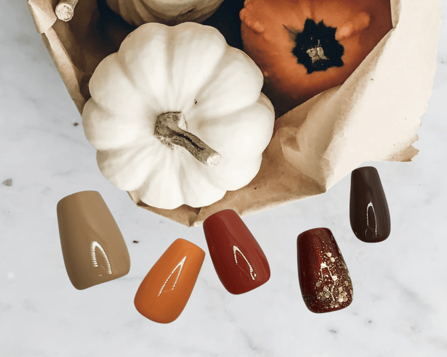 Hello Fall - FancyB Press-on Nails