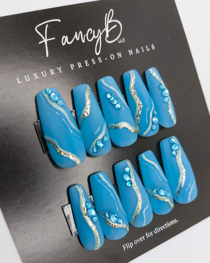 Signature: Celeste - FancyB Press-on Nails