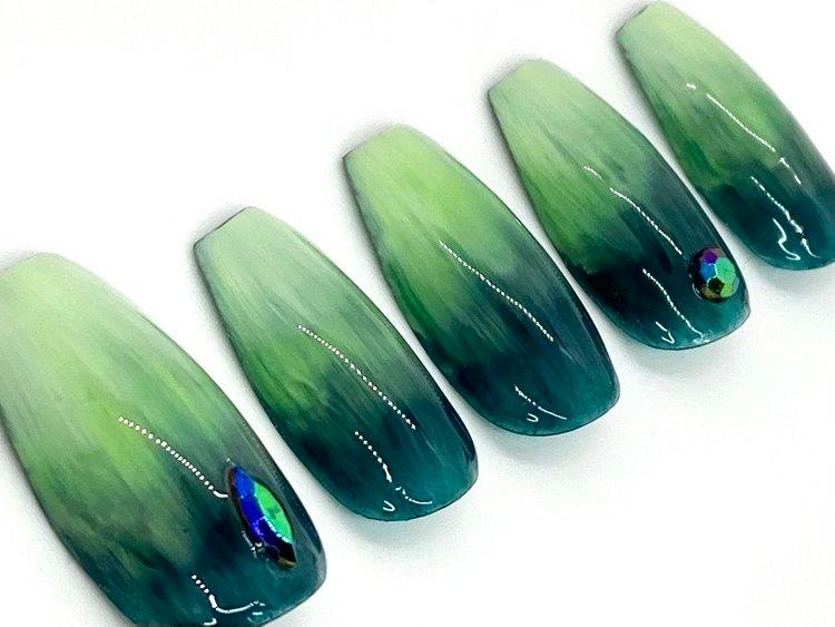 Tropical Abyss - FancyB Press-on Nails