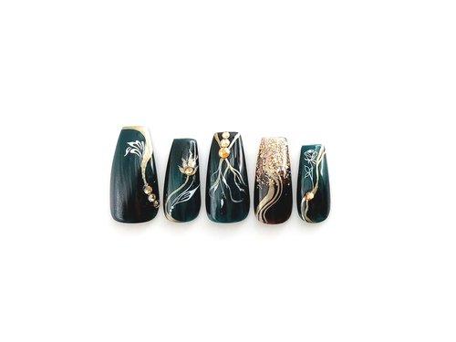 Zen Collection: Just Breathe - FancyB Press-on Nails